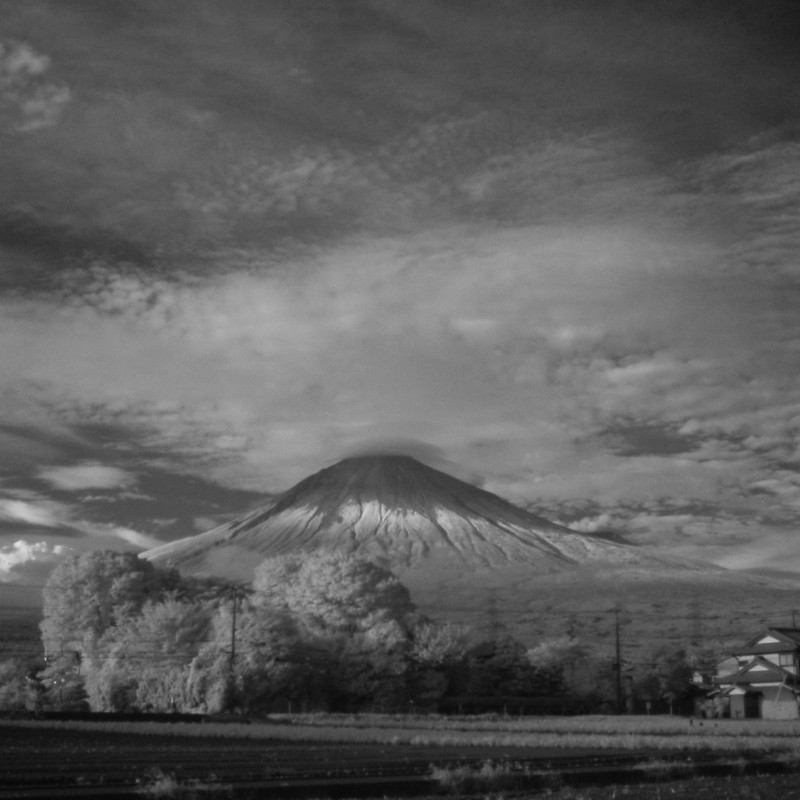 赤外線撮影　富士山2