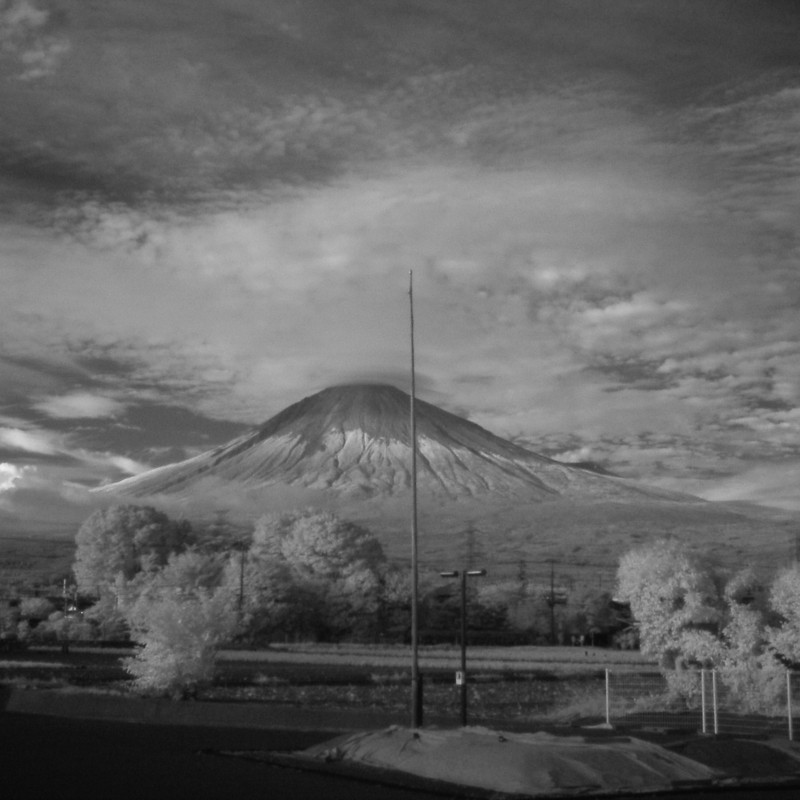 赤外線撮影　富士山3