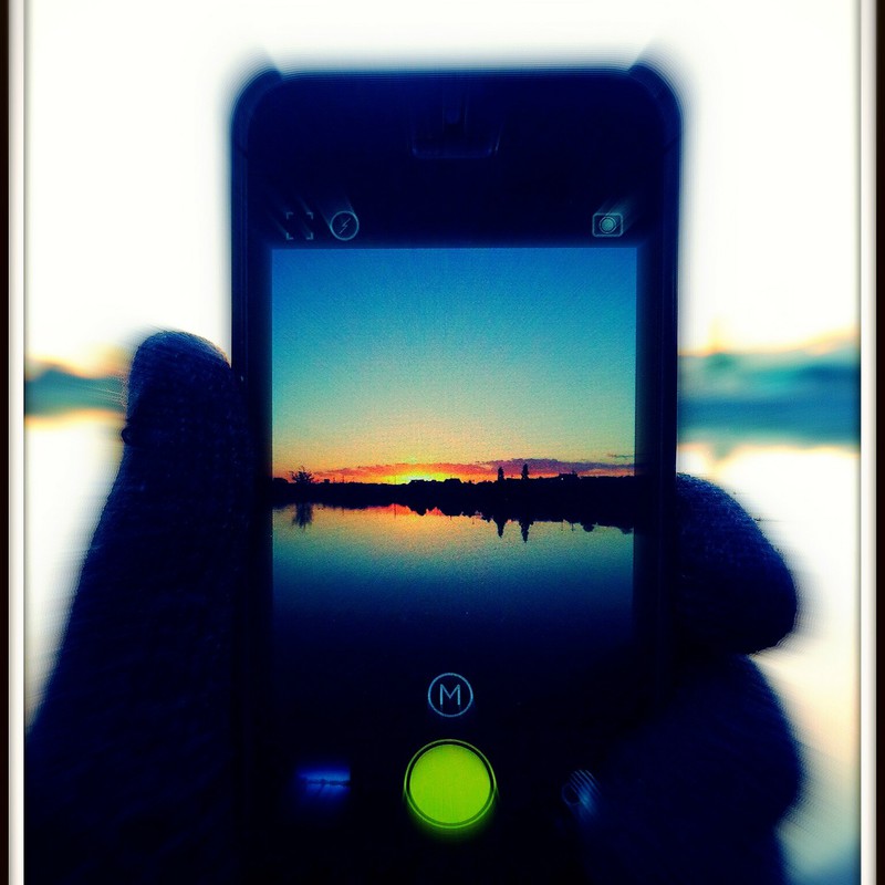 Morning through the iPhone…