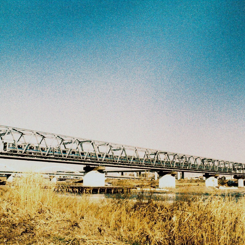 真冬日の鉄橋