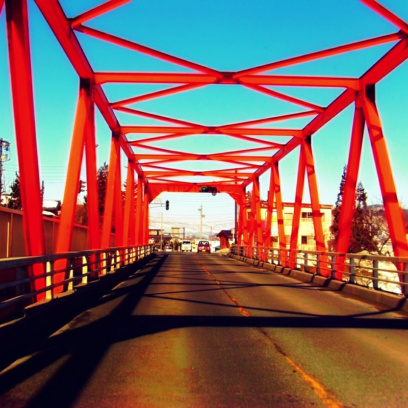 朱色の橋