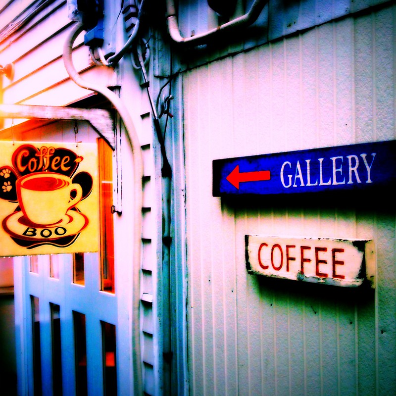 ギャラリーとカフェ